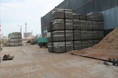 Арболитовые блоки на поддонах